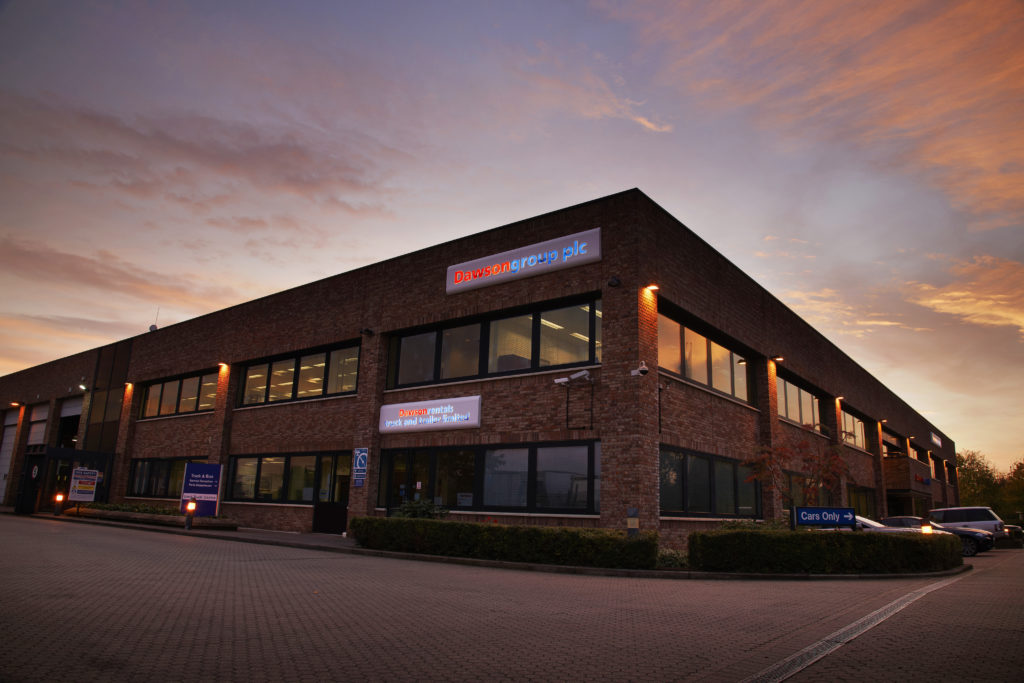 dawson front of building
