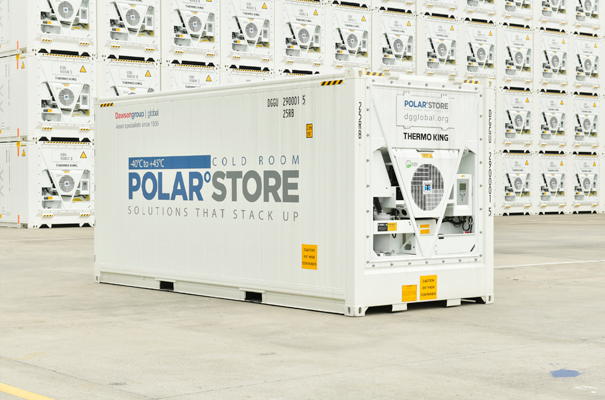 POLAR°STORE™ Cold Room Container Side Shot