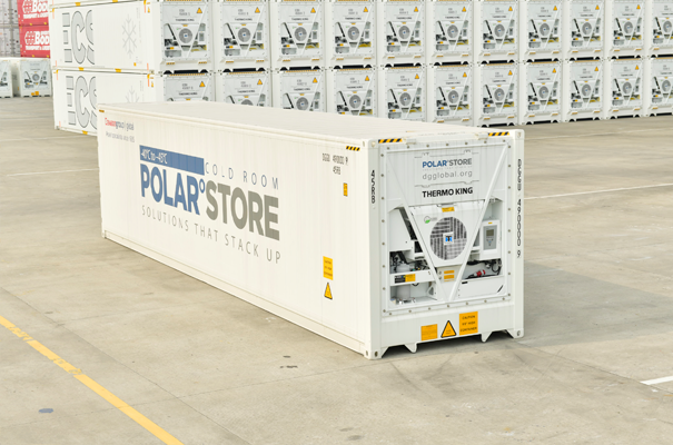 POLAR°STORE™ Cold Room Container Side Shot
