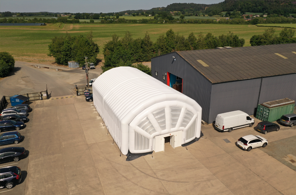 warehouse photo aerial view