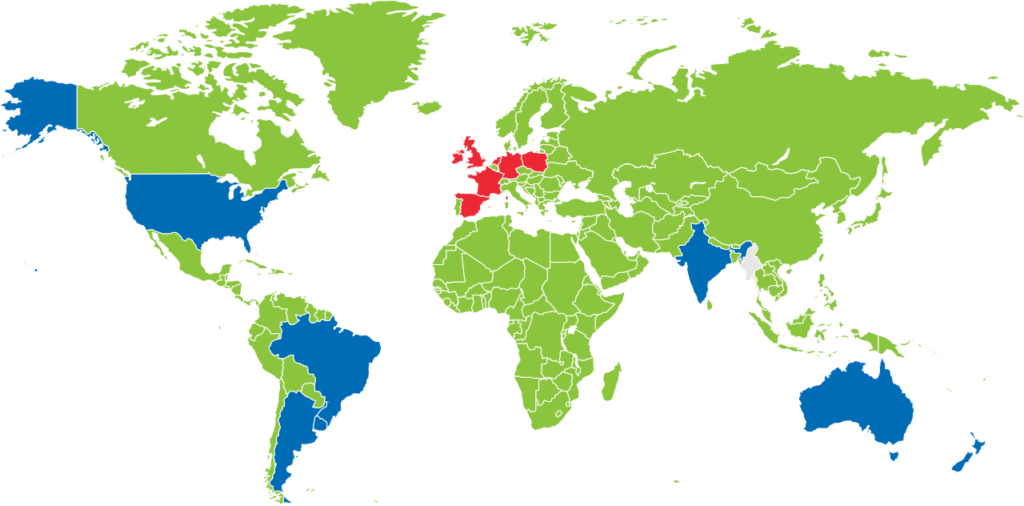 dawson map